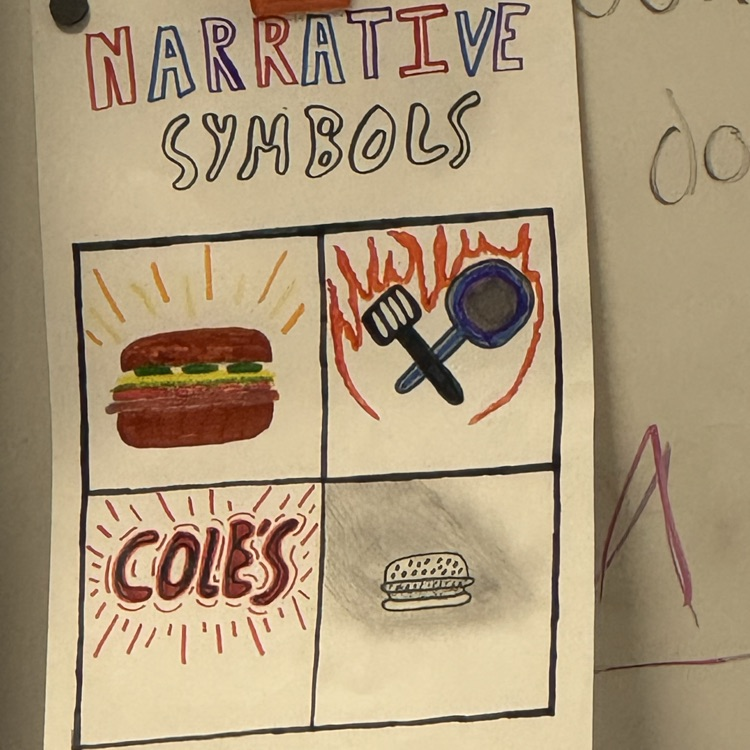student presenting narrative