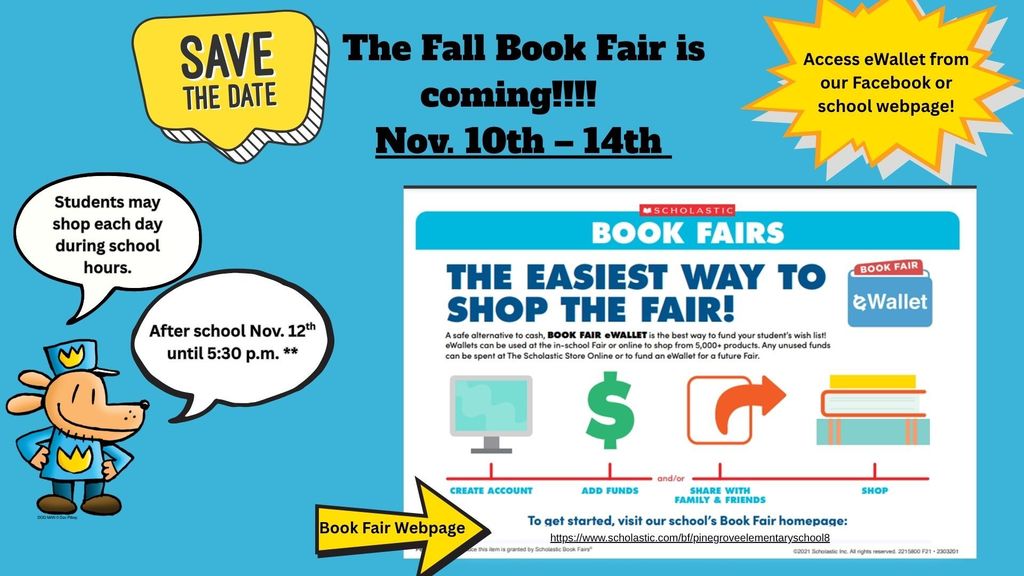 Save the Date! The Book Fair is Coming! 