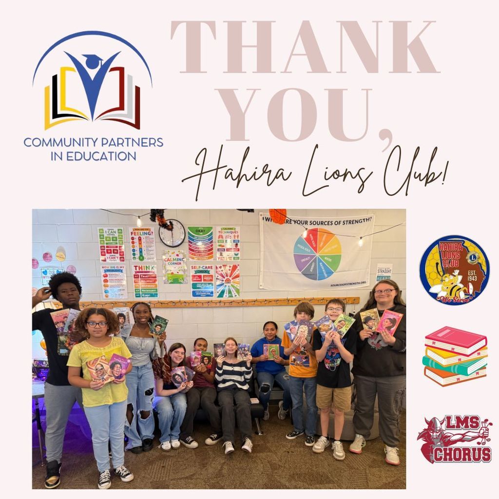 🎶 A huge thank you to the Hahira Lions Club! 🎶 The LMS Chorus is so grateful for your generous donation of Who’s Who books about singers! 📚✨ Our students are excited to read and learn about both historical and current figures in the music industry. Your support helps inspire the next generation of musicians and vocalists here at Lowndes Middle School! 💙🎤 #OneLowndes #LMSChorus #CommunitySupport #MusicEducation