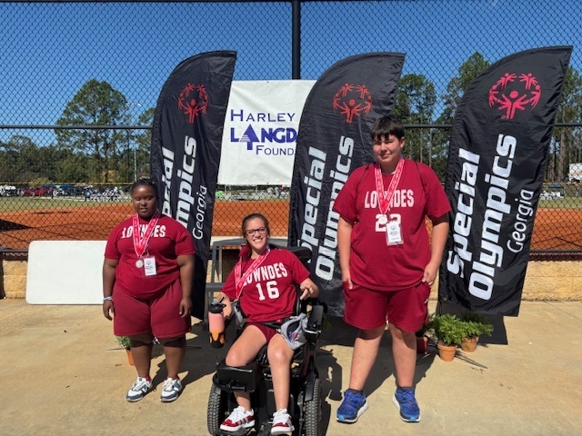 Special Olympics athletes for bocce ball