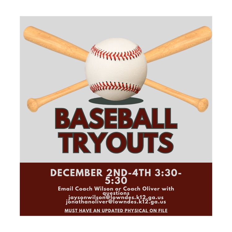 baseball tryout graphic