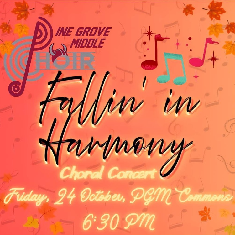 choir concert graphic