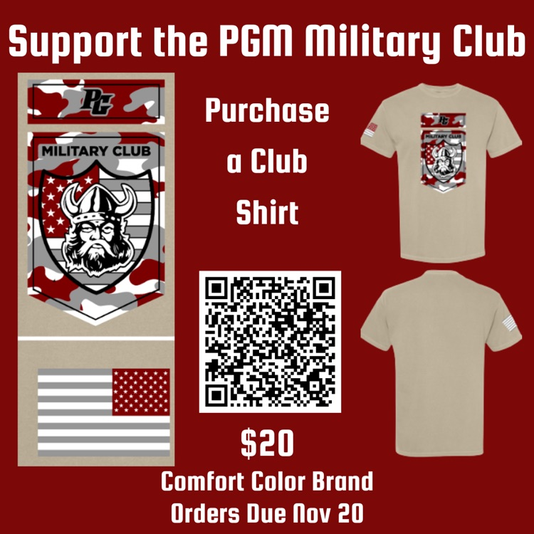 military club shirt graphic