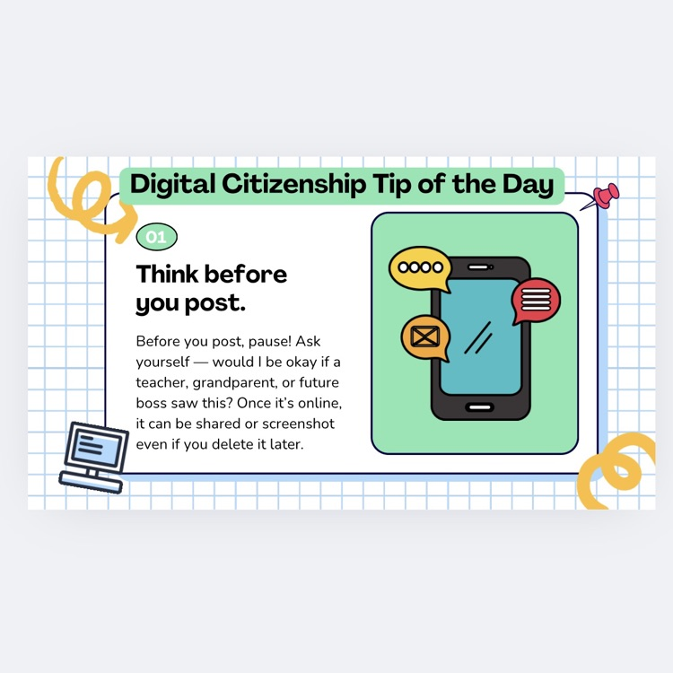 digital citizenship tip