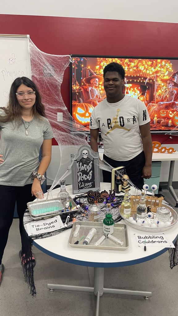 Students participating in science lab