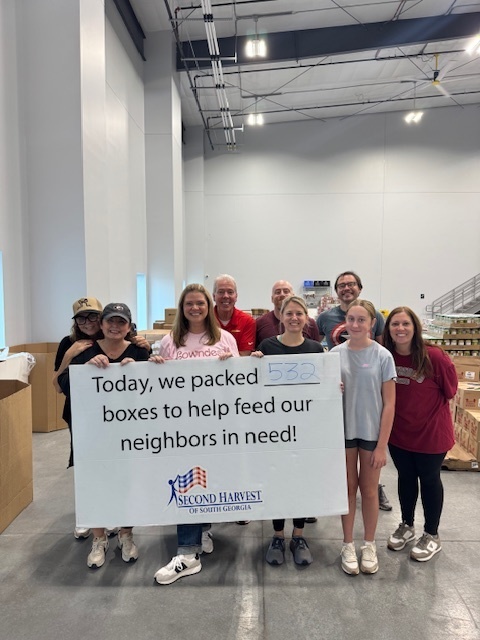 ELA family packed 532 boxes to help feed our neighbors in need.