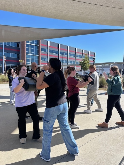 Self defense practice