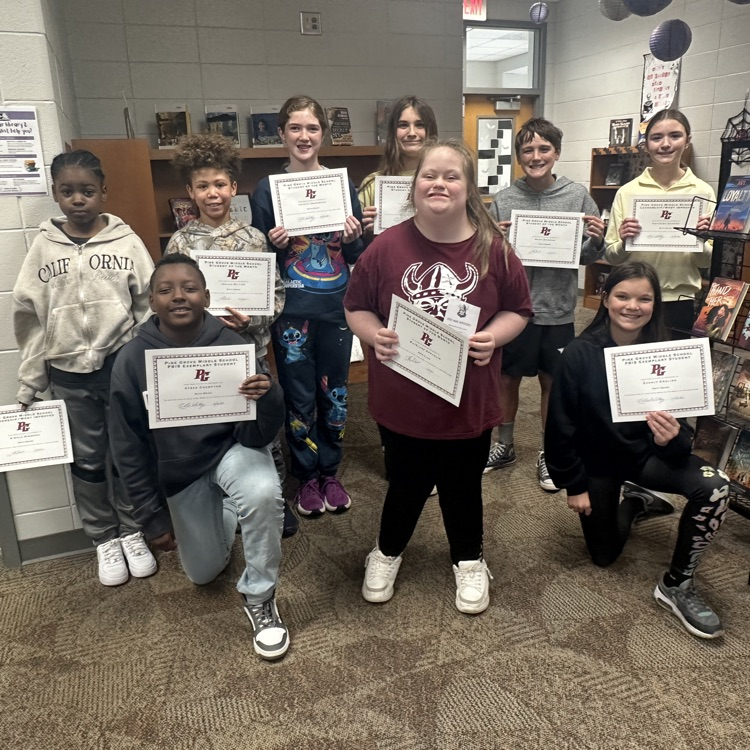 6th students of the month 