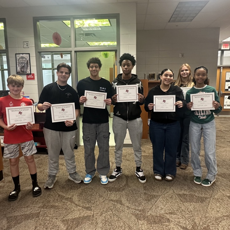 8th students of the month 