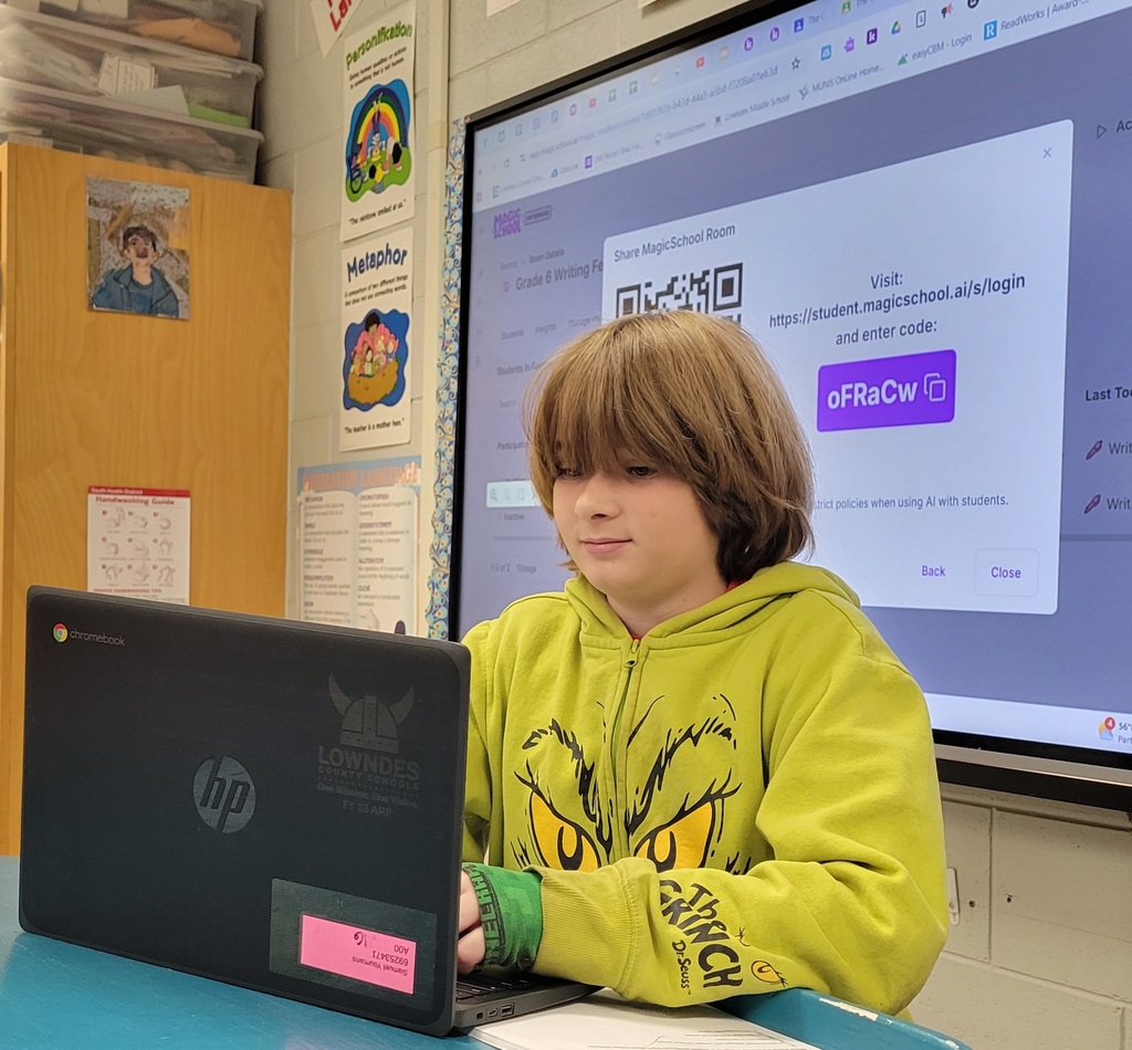 Ms. Rihm's class used Magic AI's writing feedback feature, which was aligned with the 6th-grade standards for argument techniques and the argumentative writing rubric. Students loaded their writing into the AI to gain valuable feedback on their strengths, areas for growth, and writing mechanics. The students enjoyed receiving immediate feedback as they worked to improve their writing skills.