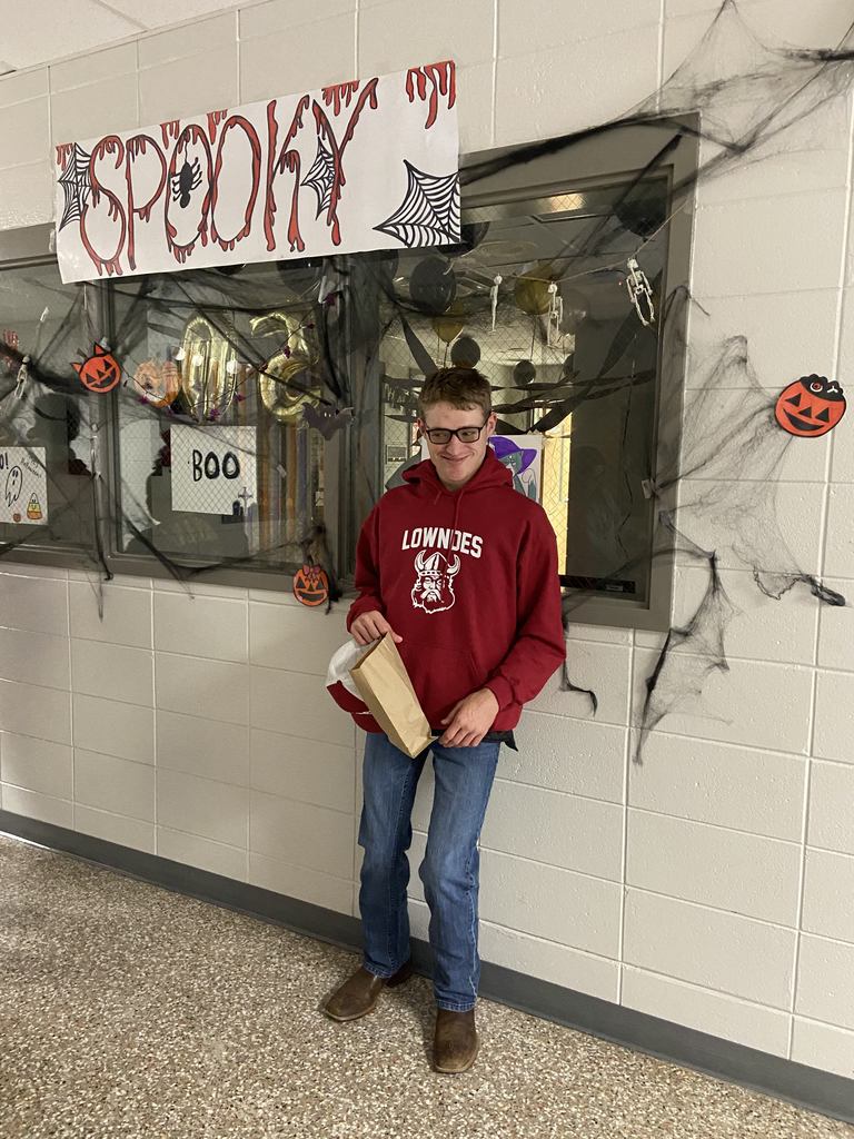 Student trick or treating