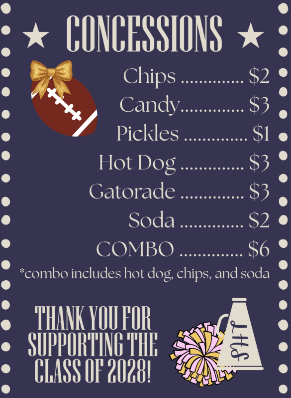 Concessions available. Cash Only!