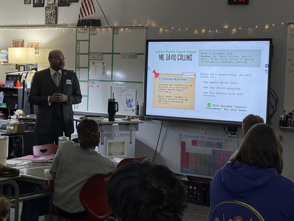 Mr. Collins at the viewboard