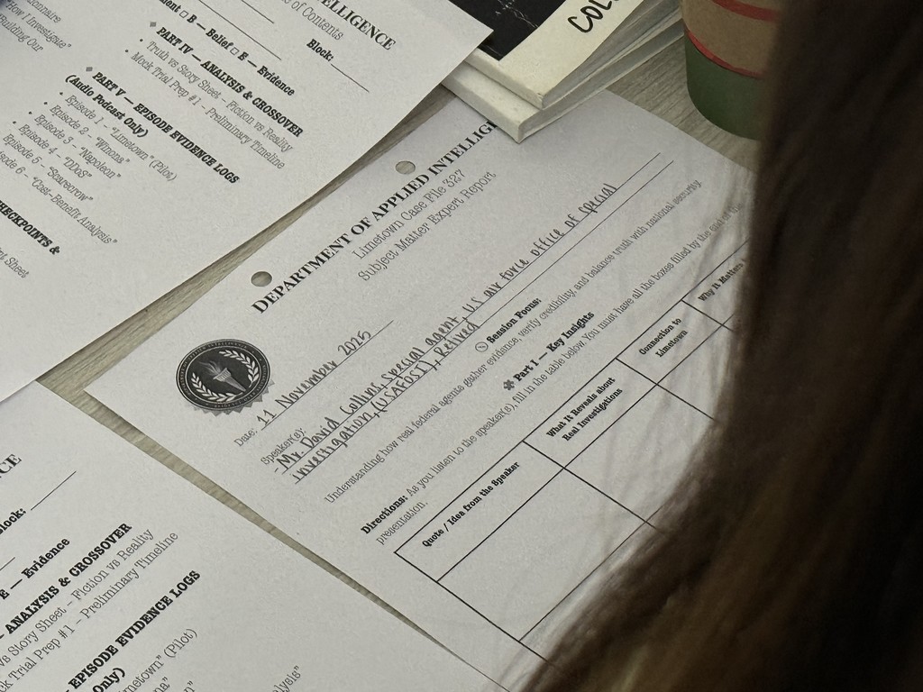 Investigative organizer