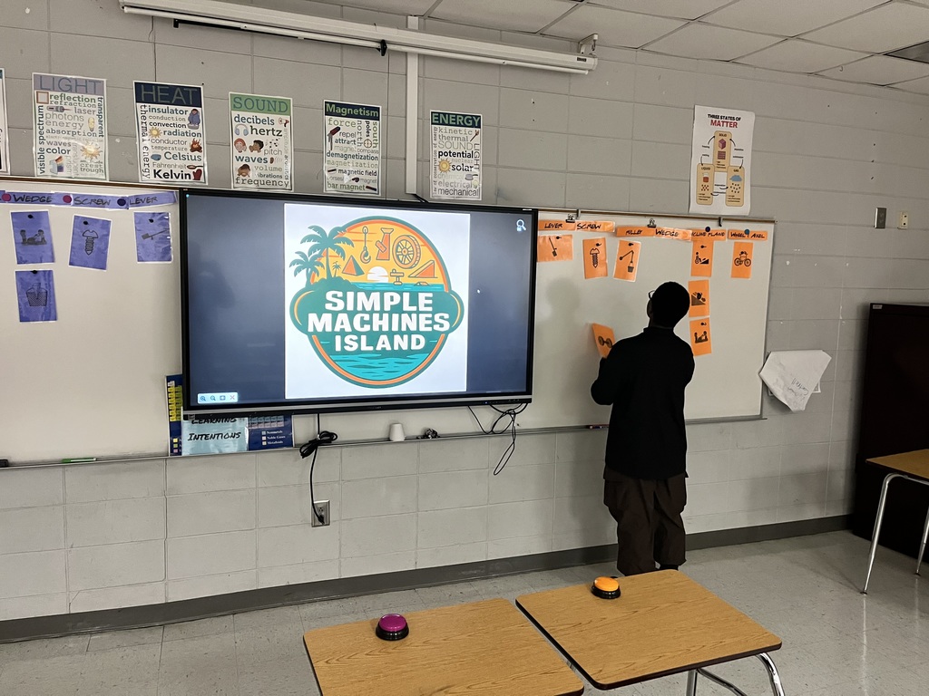 Student working on a challenge