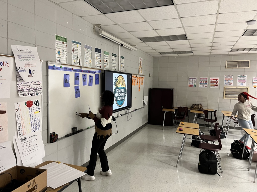 Student working on a challenge