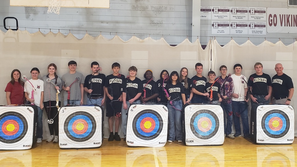 Archery tournament team from LHS
