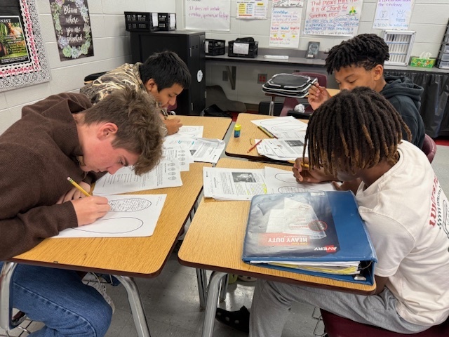 Mrs. Farrar's 8th-grade ELA class used a creative approach to review narrative techniques! Students dressed their class turkey with feathers that highlighted different narrative techniques, such as foreshadowing, flashback, irony, and point of view. Students analyzed narrative techniques from recently read stories, supported their ideas with specific text evidence, and completed a festive activity that reinforced core ELA skills.