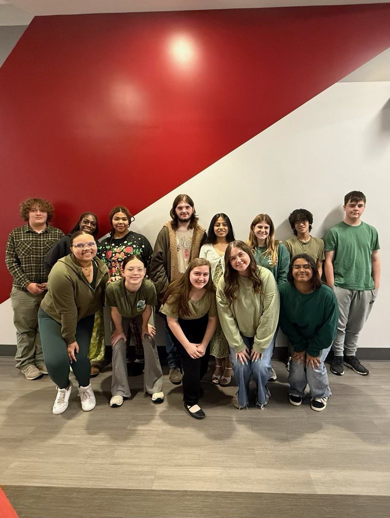 Teaching as a Profession class of students wearing green