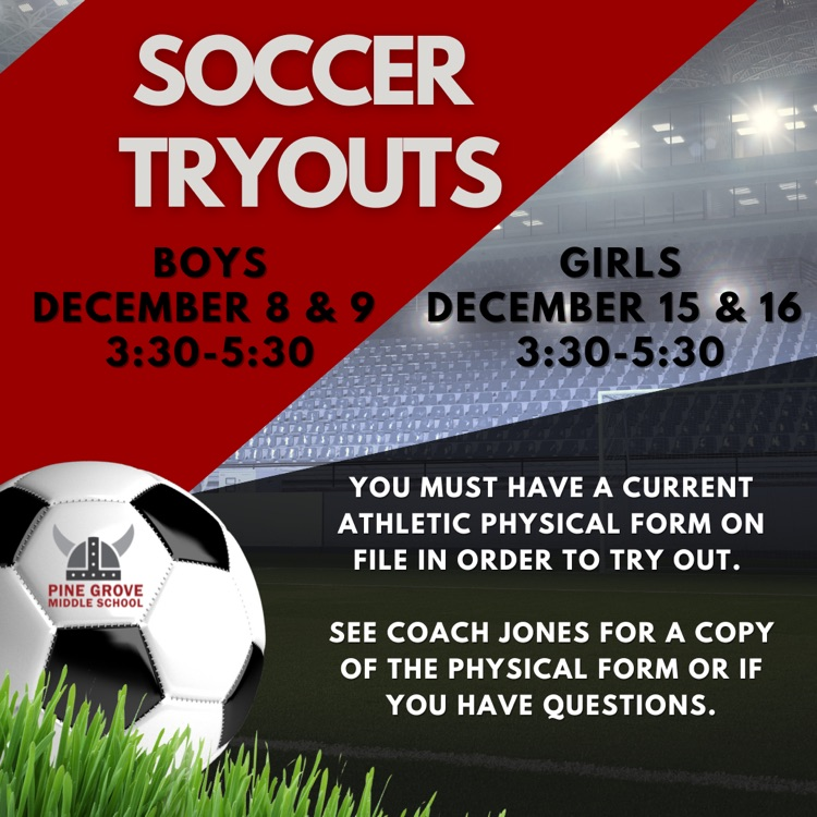 soccer tryout graphic - info in caption