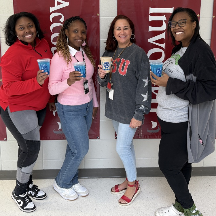 teachers holding drinks