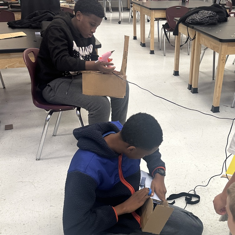 students working on ortho-boot