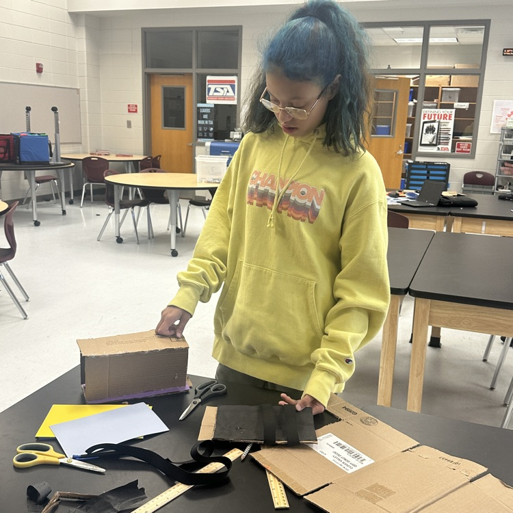 students working on ortho-boot