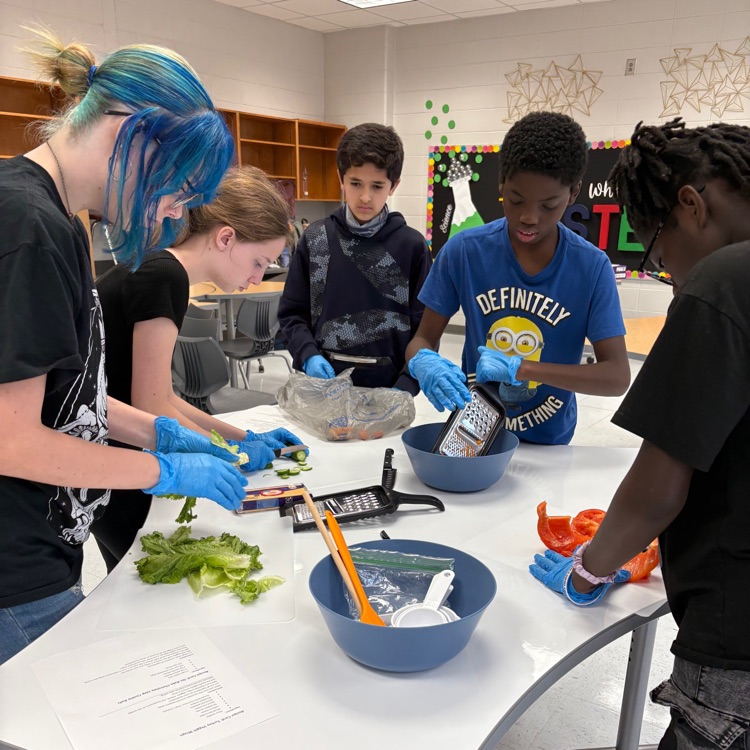 students cooking