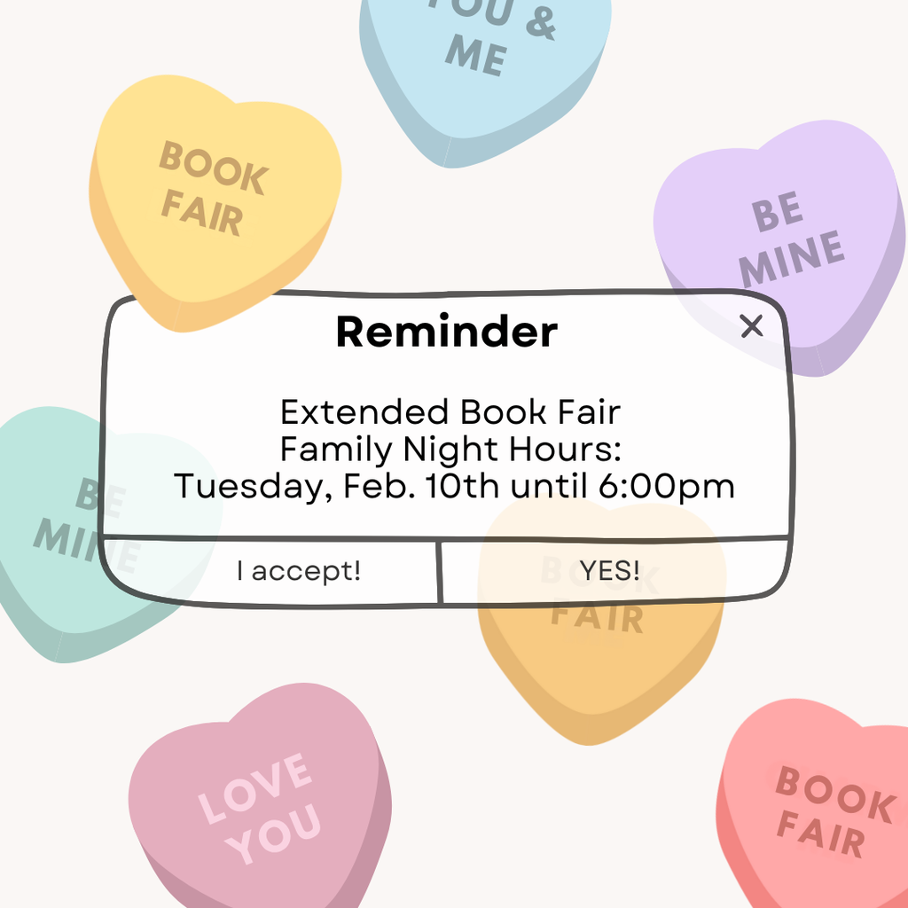 Book Fair Parent Night Reminder