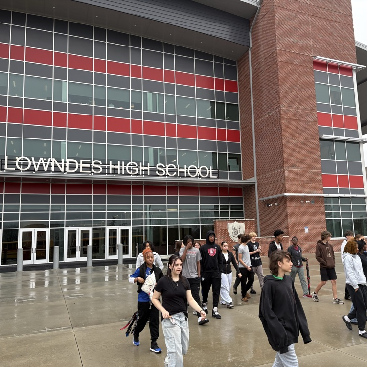 students touring LHS