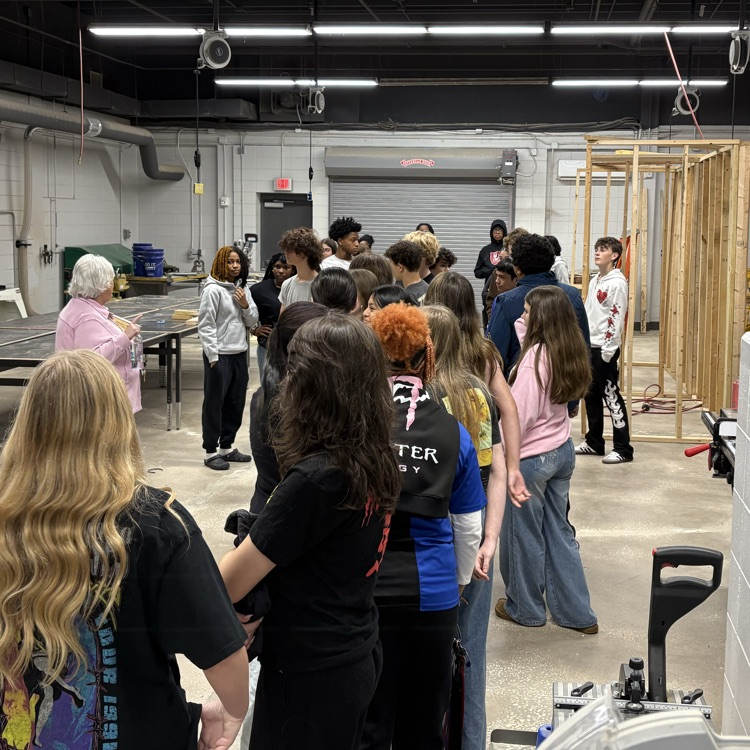 students touring LHS
