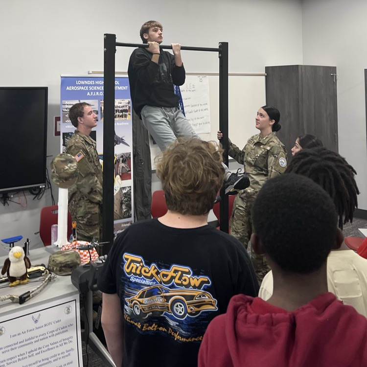 students touring LHS