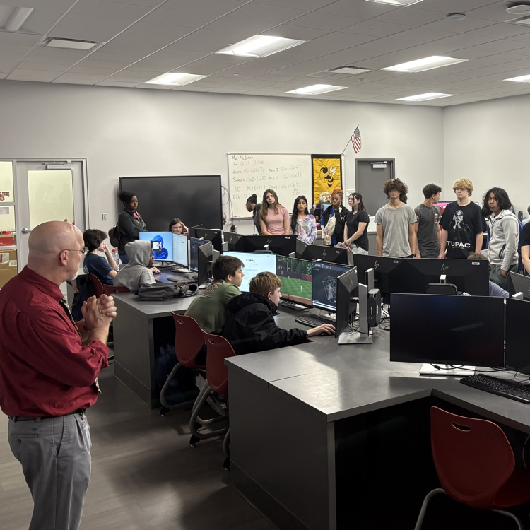 students touring LHS