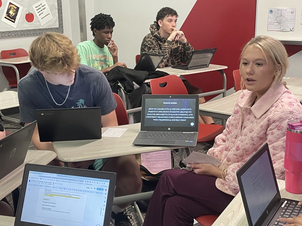 Students debating topics