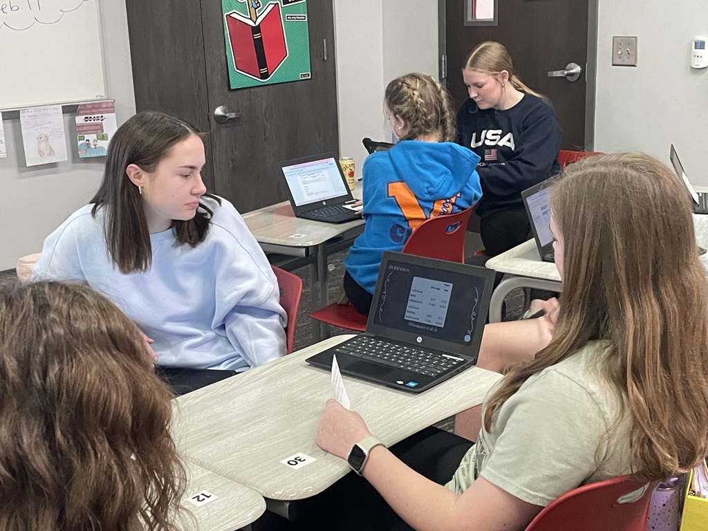 Students preparing to debate