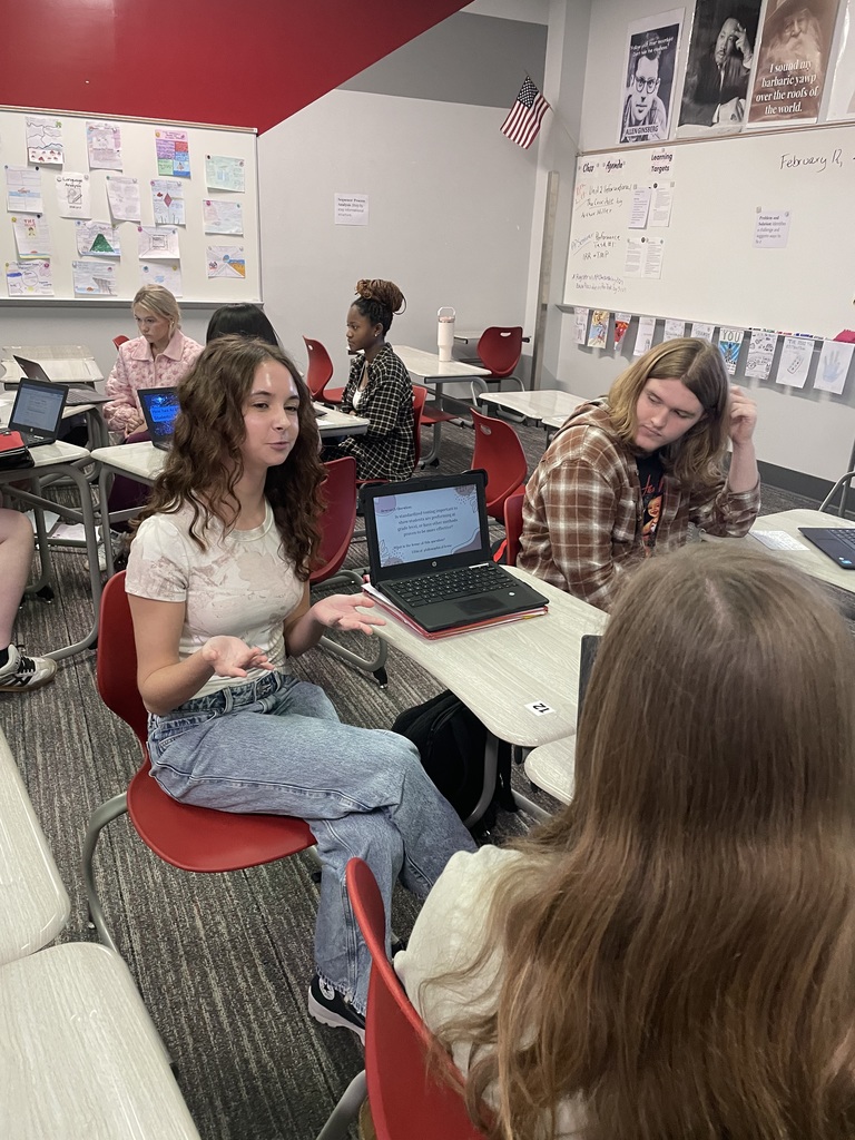 Students debating topics