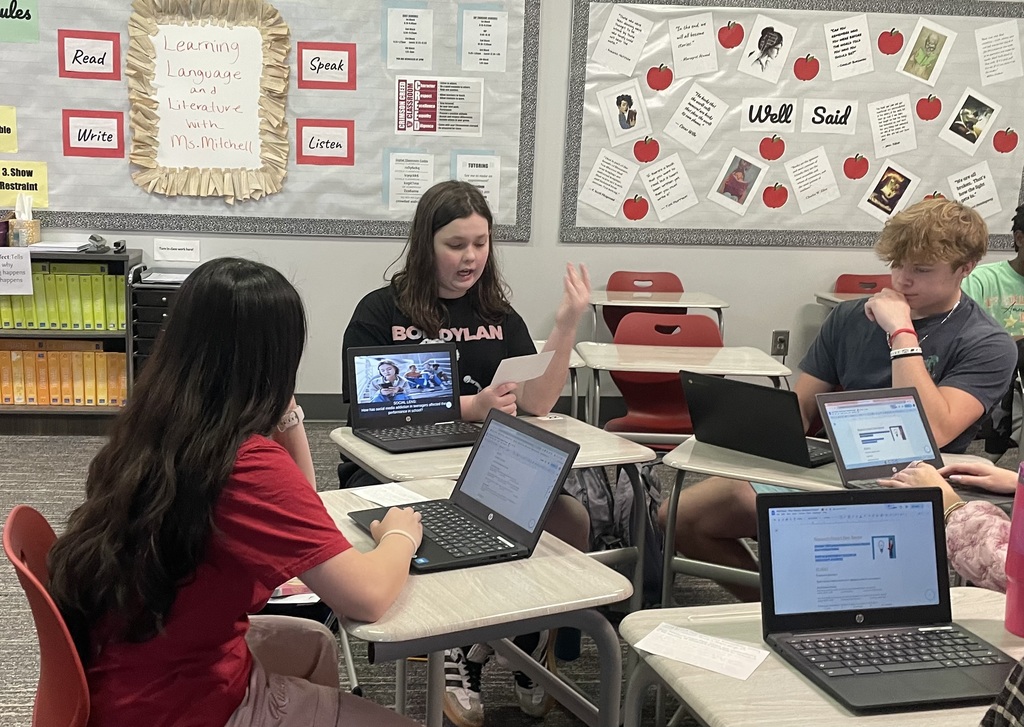 Students debating topics