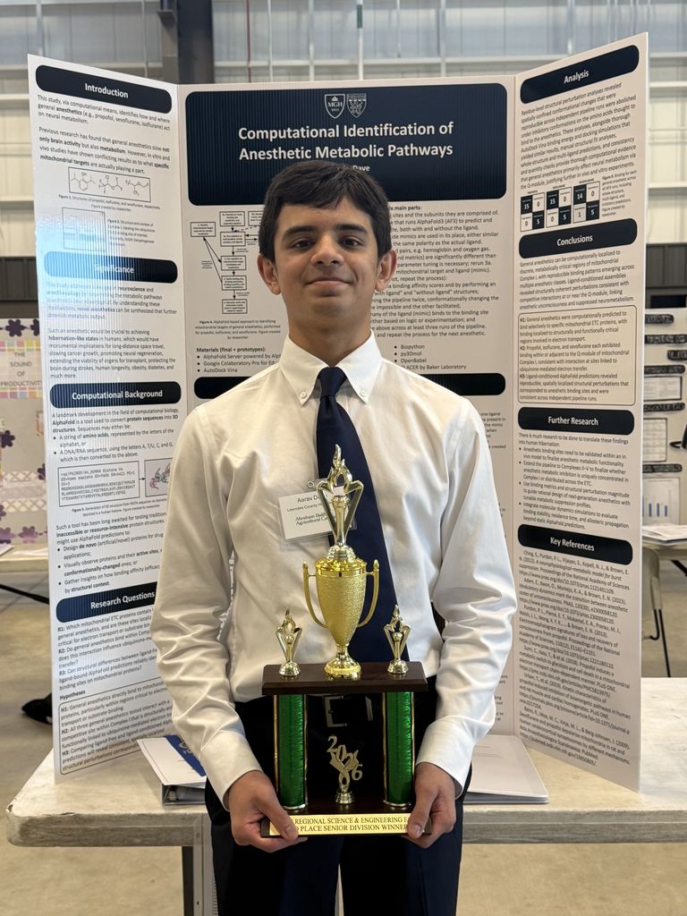 Aarav Dave with his trophy