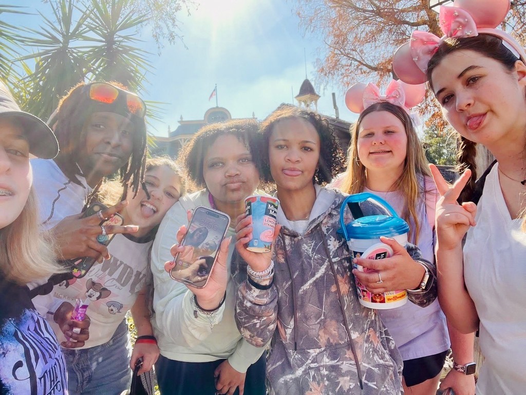Students at Magic Kingdom