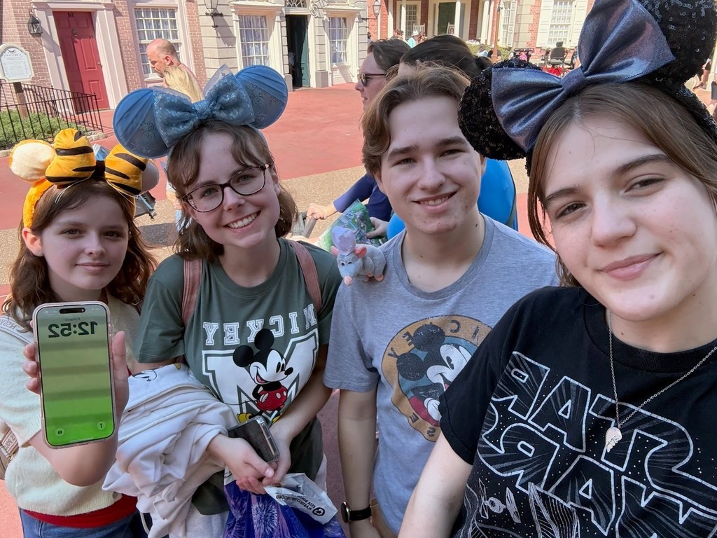 Students at Magic Kingdom