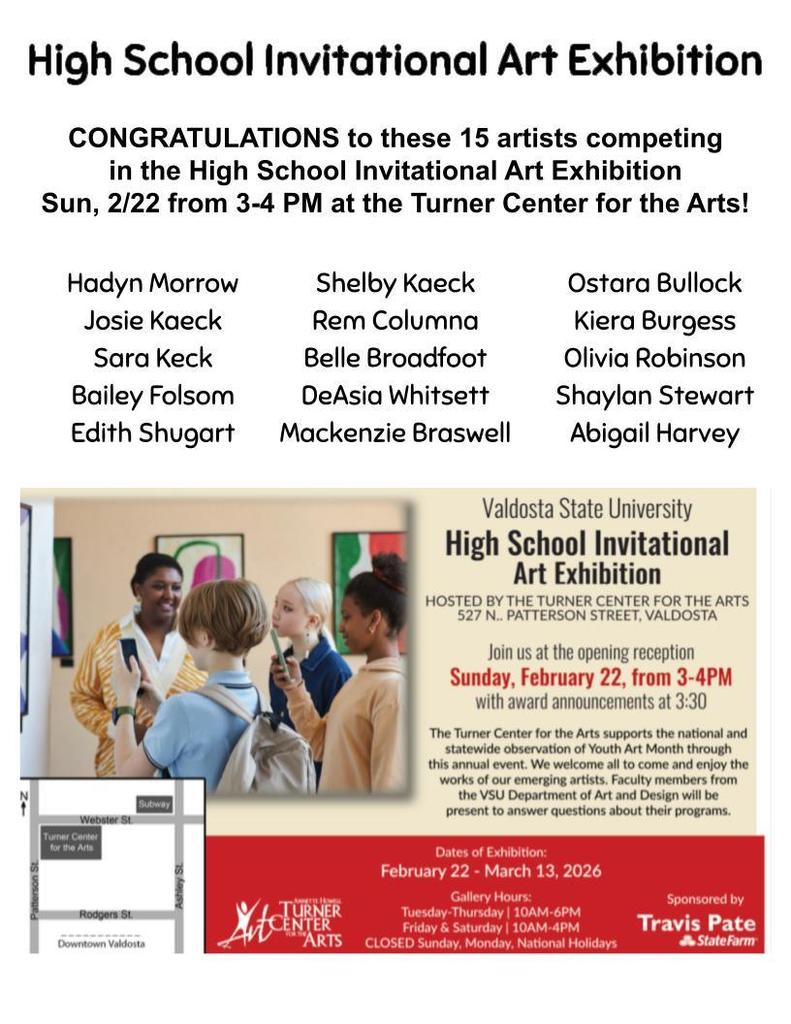High School Invitational Art Exhibit