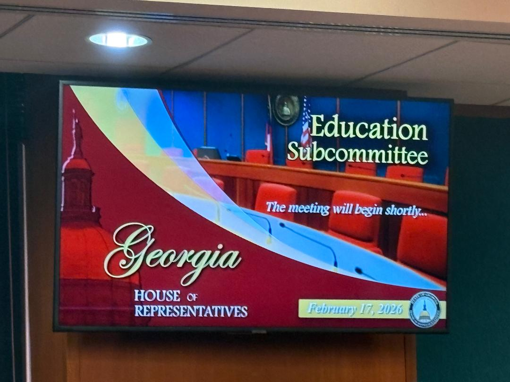 Georgia House of Representative Education Subcommittee meeting