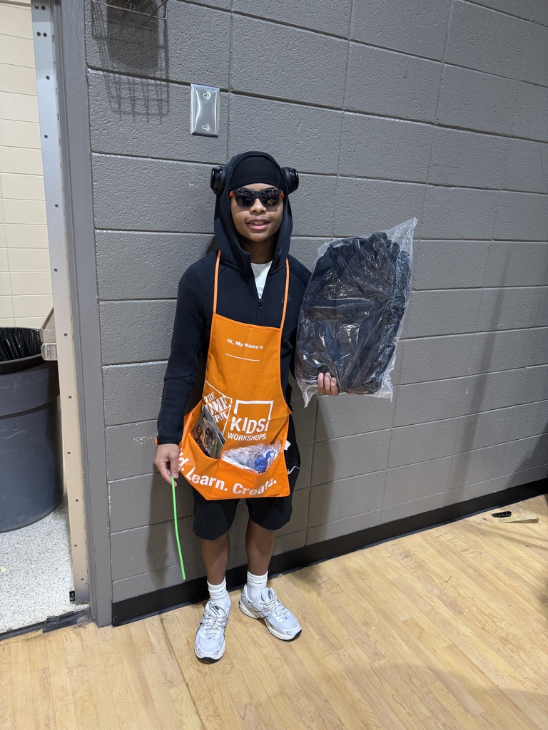 Student with Career Fair swag