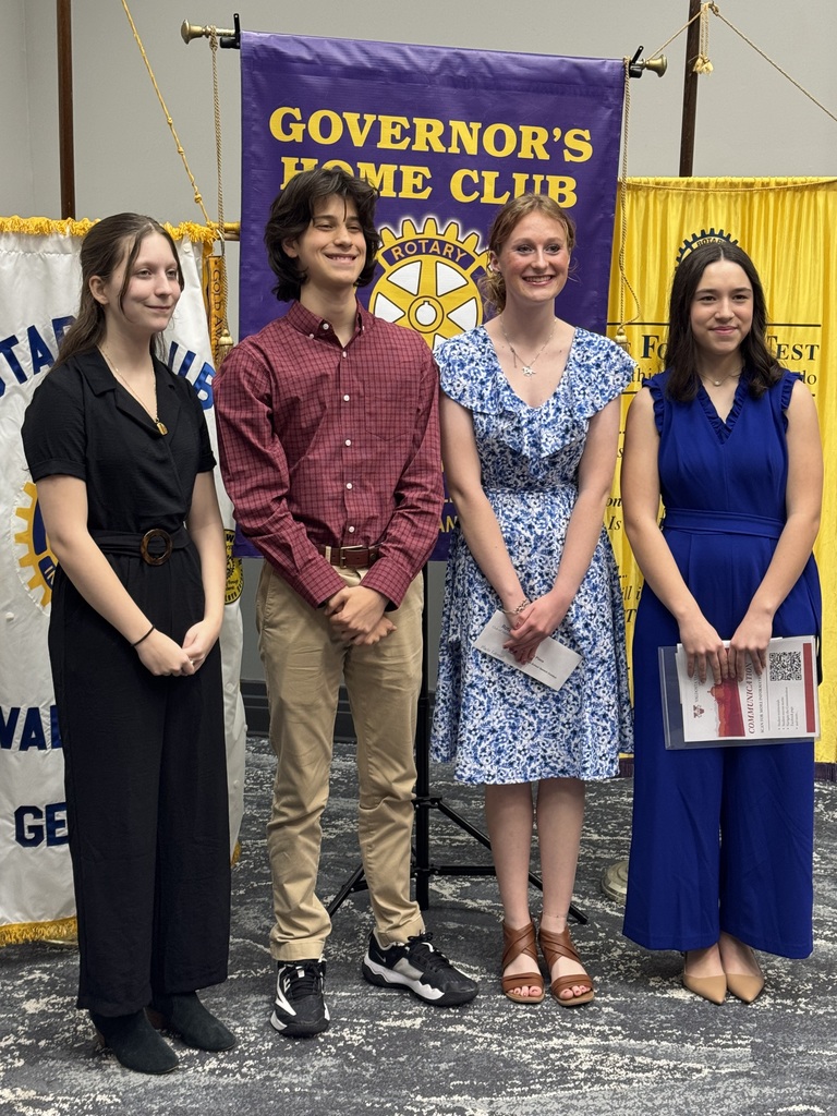 Winners of the Preston Johnson Speech contest hosted by Valdosta Rotary Club