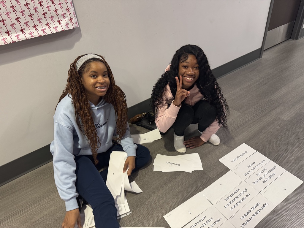 Students working on MLA Citations