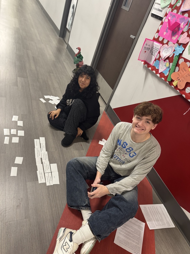 Students working on MLA Citations