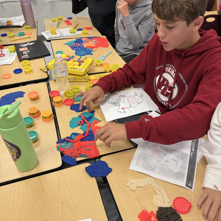 play doh geography activity 