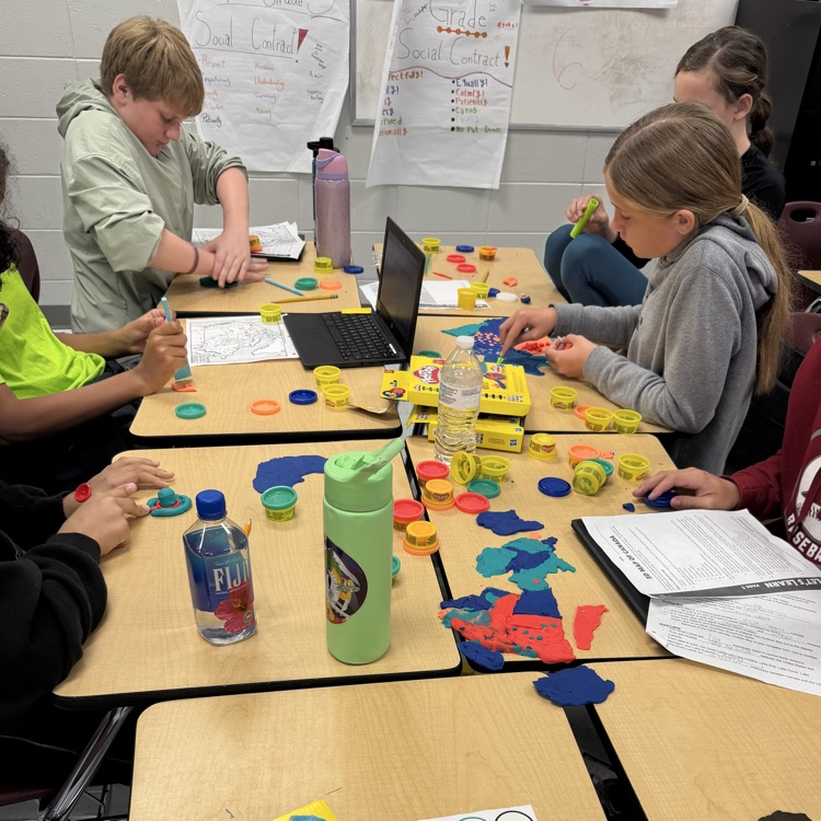 play doh geography activity 