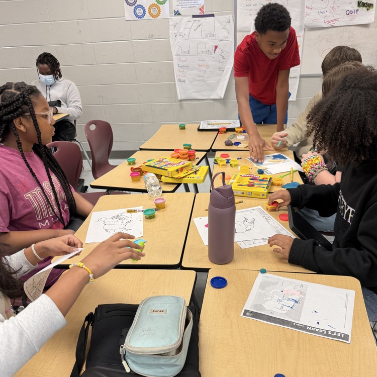 play doh geography activity 