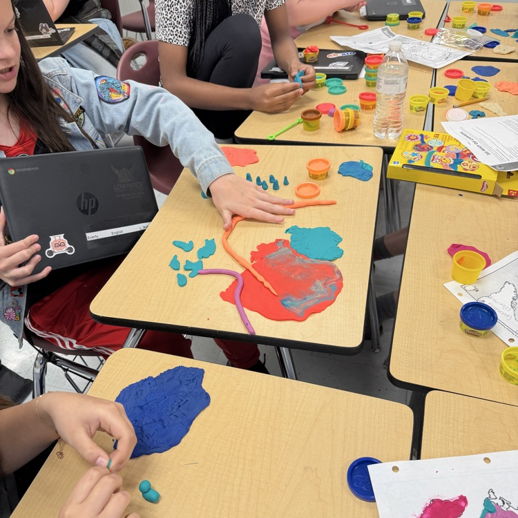 play doh geography activity 